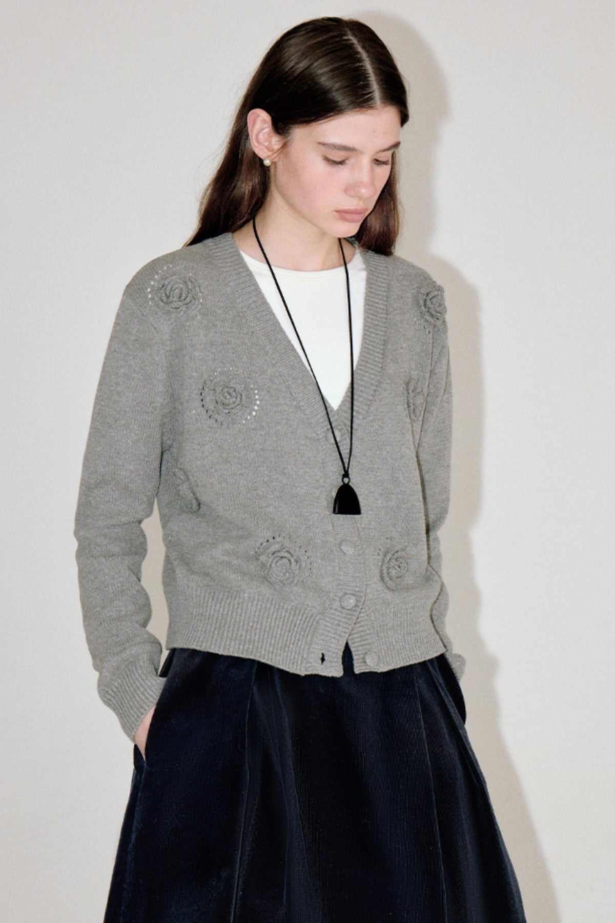 Age-Reducing Floral Knit Top