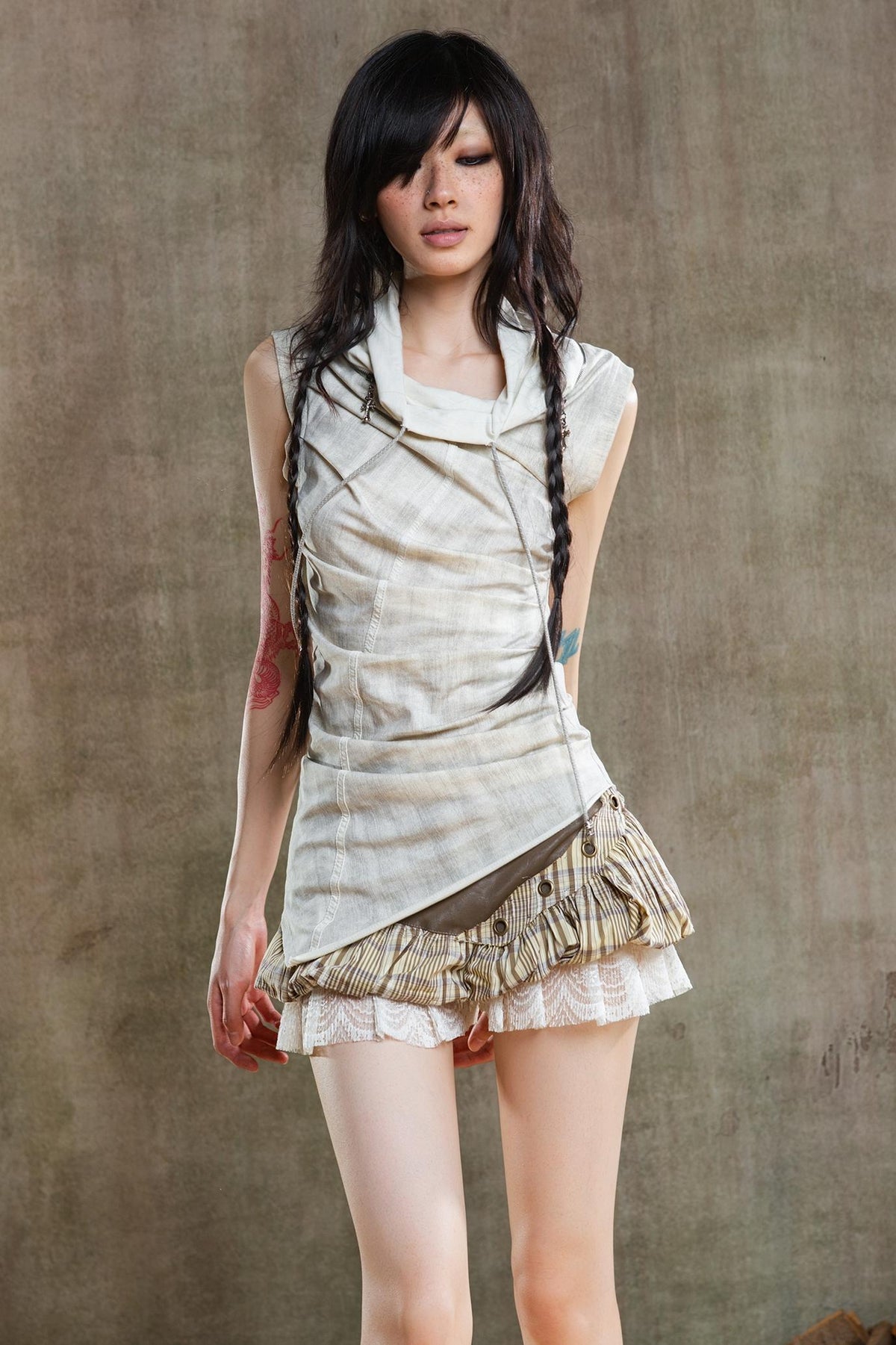 Punk Pleated Vest