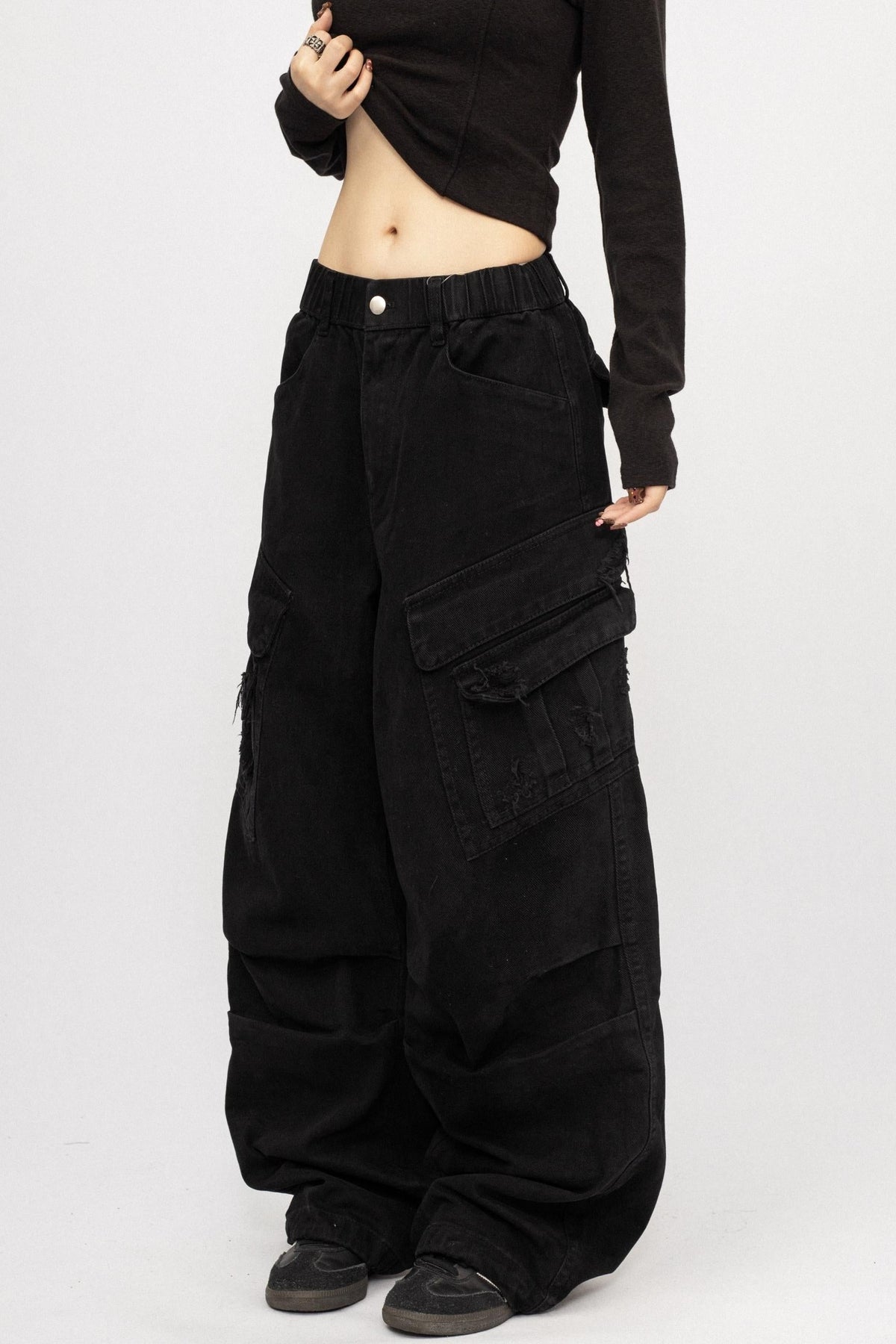 American Black Cargo Pants