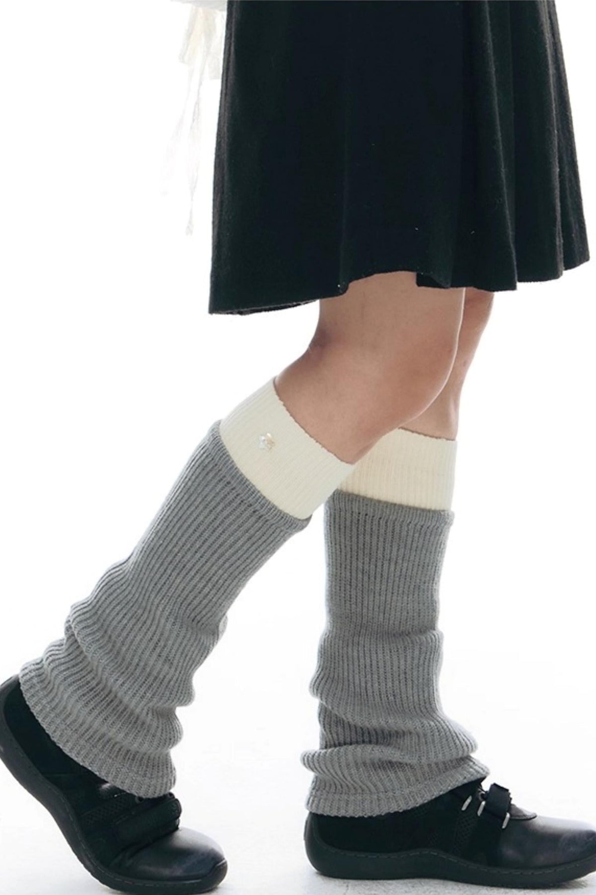 Mid-Leg Stacked Socks