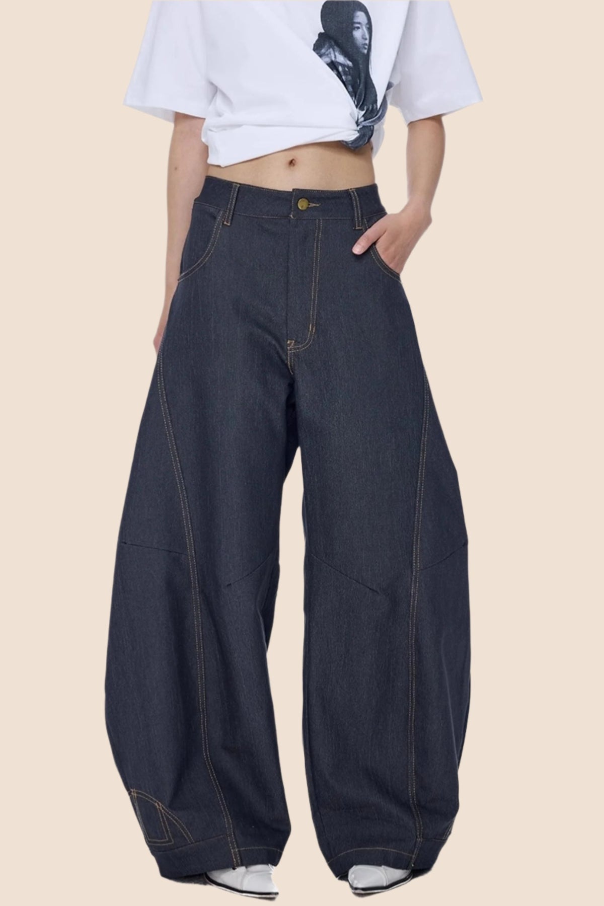 Lazy Wide-Leg Jeans