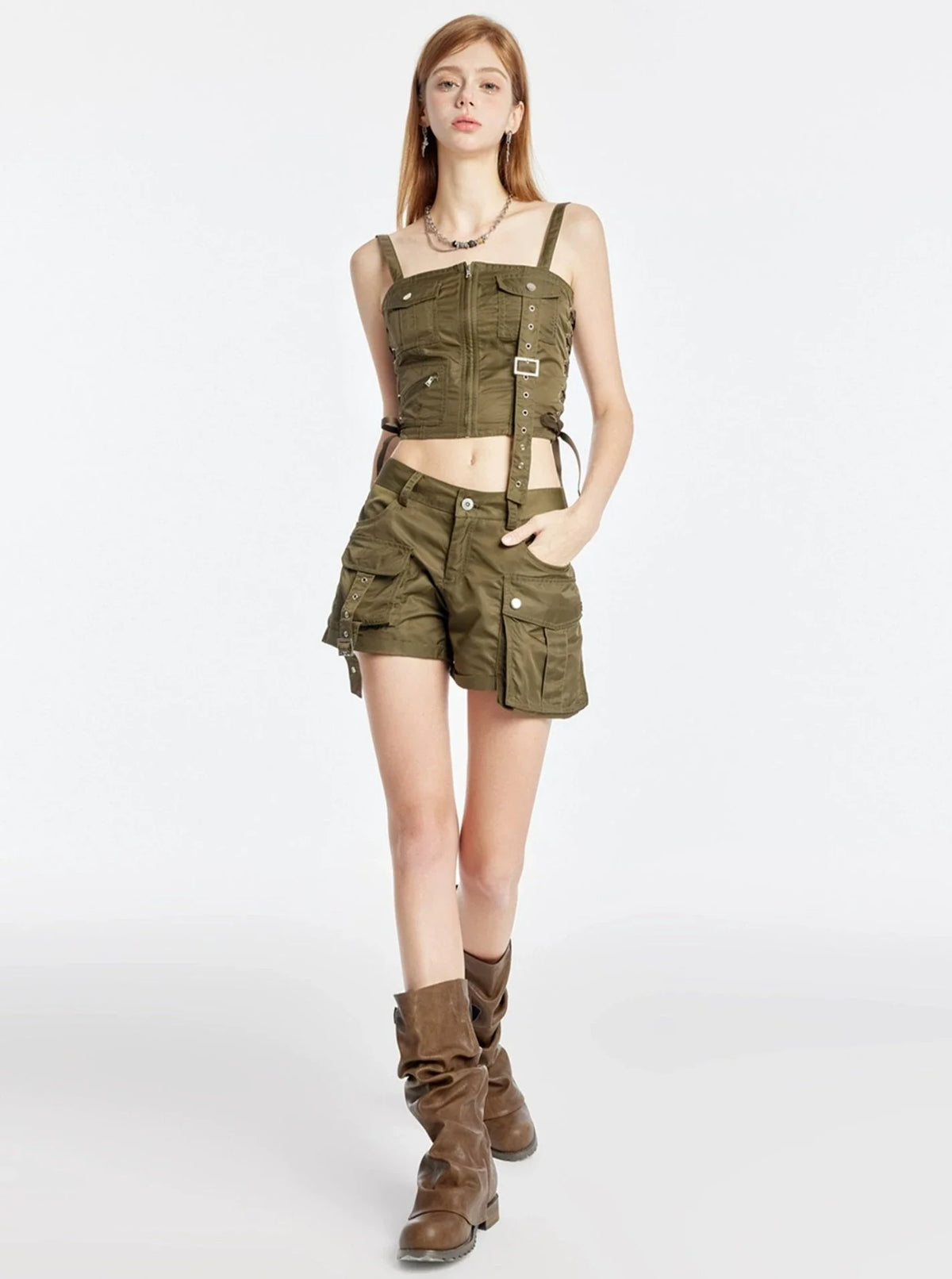 Adjustable Sexy Top With Shorts Set-Up