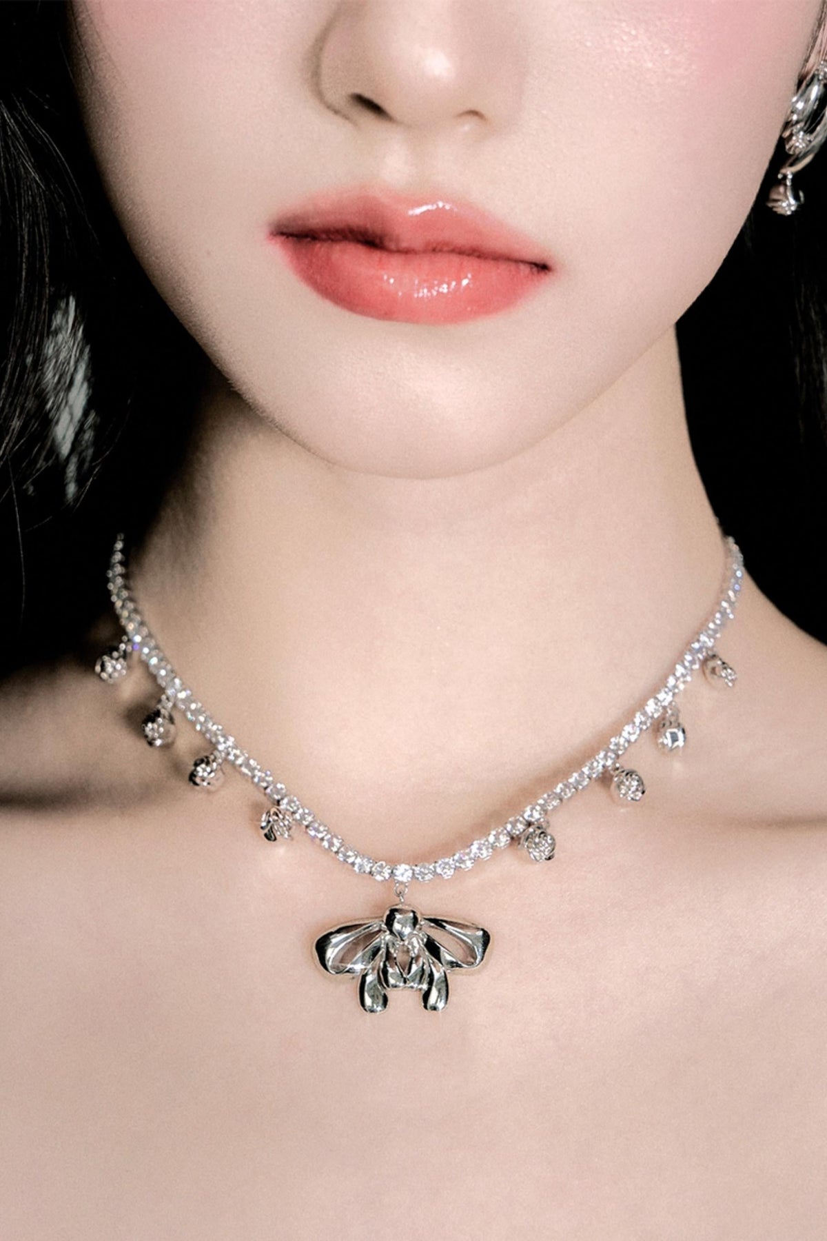 Butterfly Ribbon Necklace