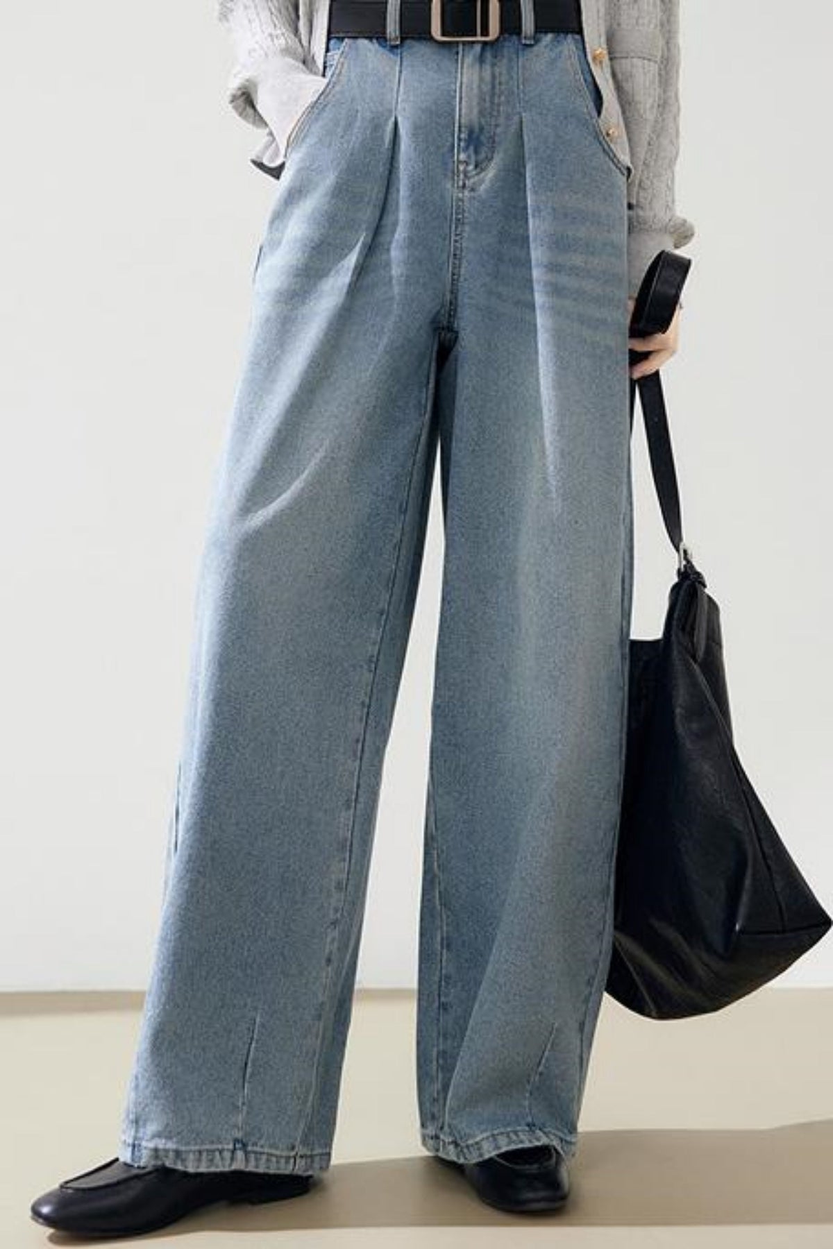 High Waist Slim Jeans