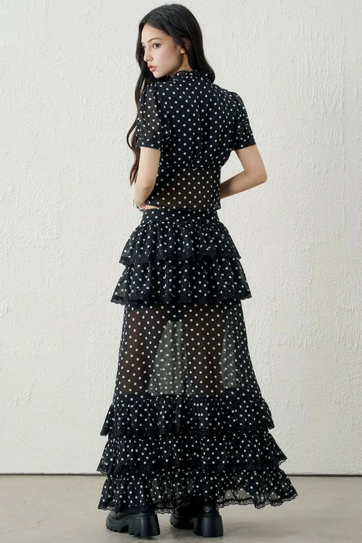 Black Retro Polka Dot Set-Up