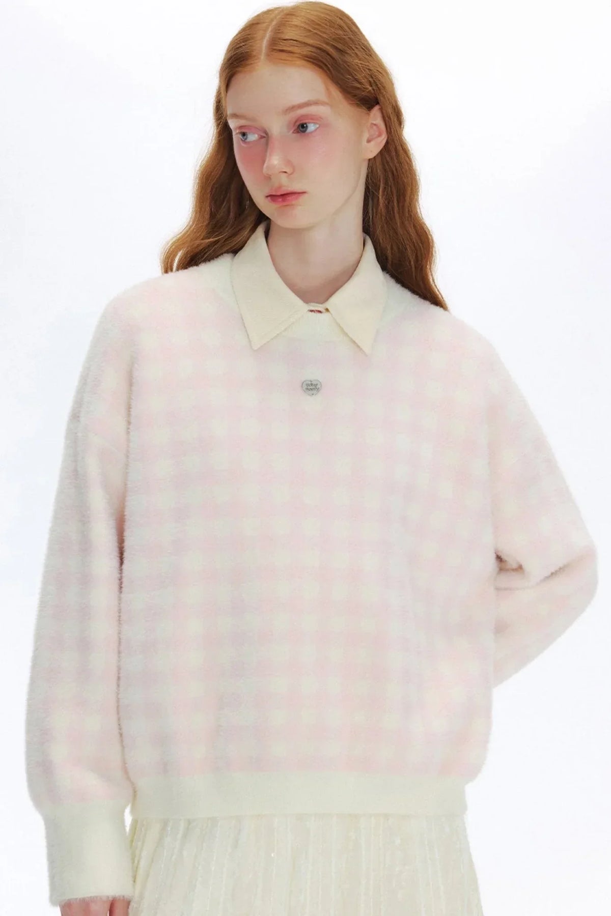 Pearl Jelly Bean Dropped Shoulder Sweater