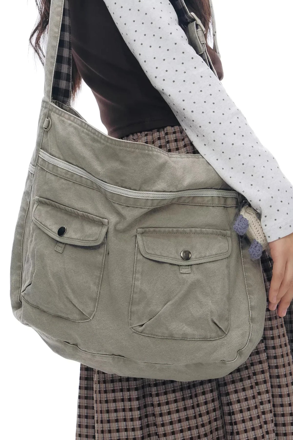 Vintage Patchwork Canvas Bag