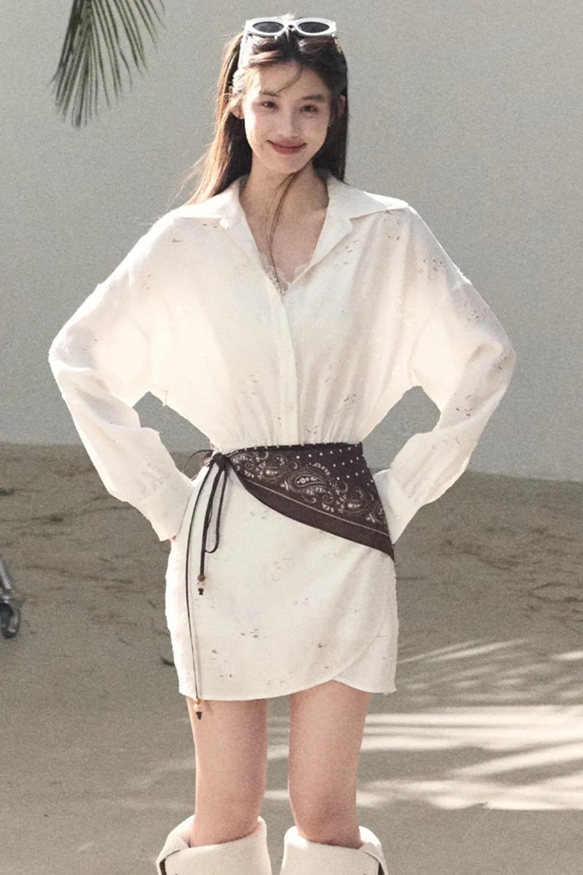 Jacquard Silk Dress Scarf Set
