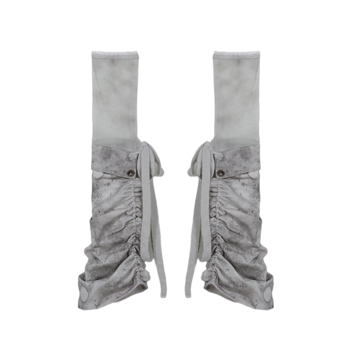 Punk Pleated Thigh Socks